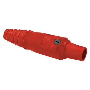 Red Female Single Pole Cam-Lock 600V-400A