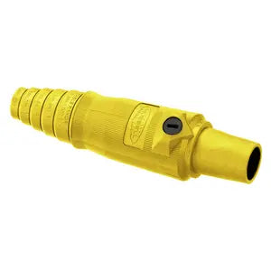 Yellow Female Single Pole Cal-Lock 600V-400A