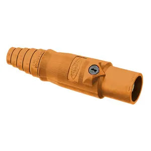 Orange Male Single Pole Cam-Lock 600V-400A