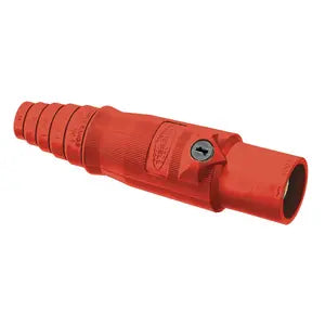Red Male Single Pole Cam-Lock 600V-400A