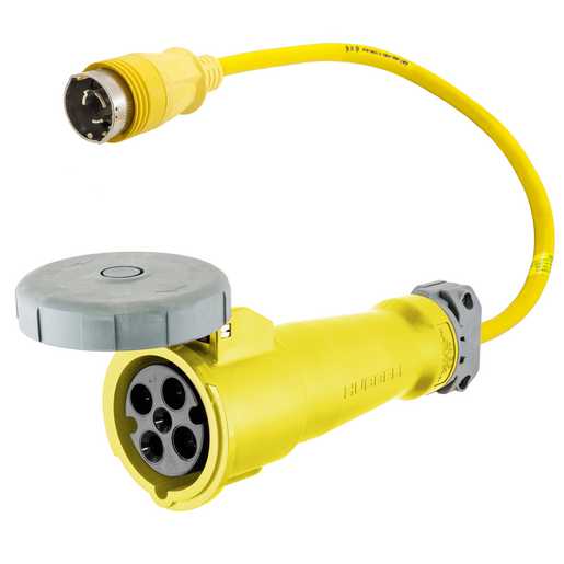 Dockside Adapters 100A(Boat), 50A (Dock) 125/250V 3 Pole 4 Wire